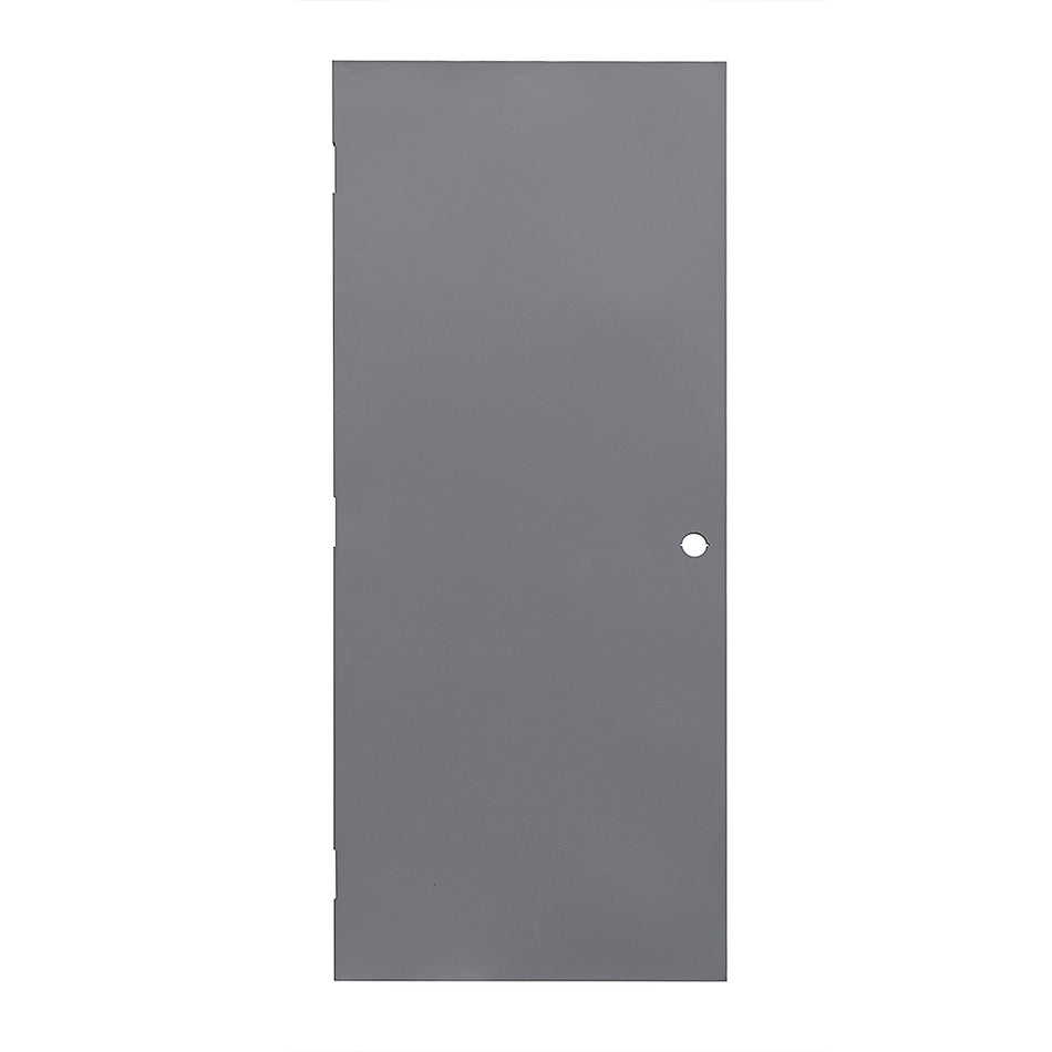 Fire Rated Metal Door Slab with Single Bore – Prepped for Lockset Installation