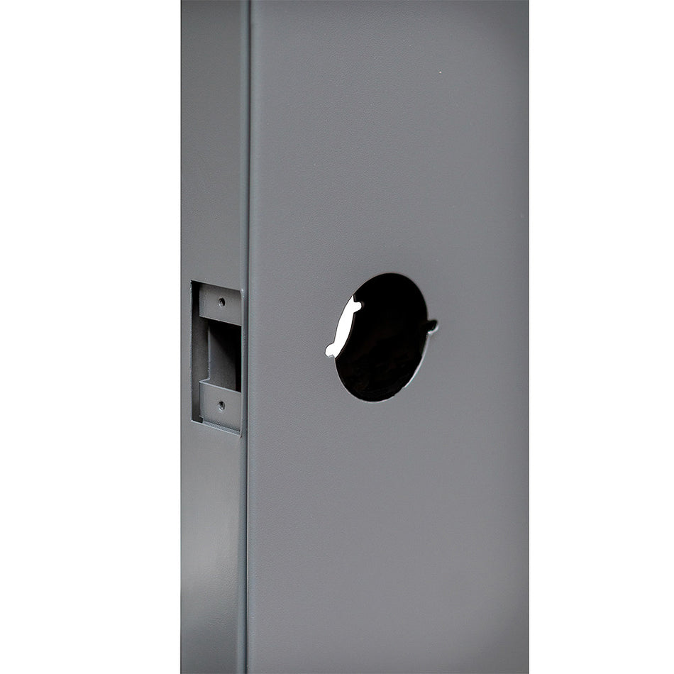 Fire Rated Metal Door Slab with Single Bore – Prepped for Lockset Installation