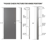 Fire Rated Metal Door Slab with Single Bore – Prepped for Lockset Installation