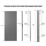 Fire Rated Metal Door Slab with Mortise Lock – Durable & Secure Commercial Solution