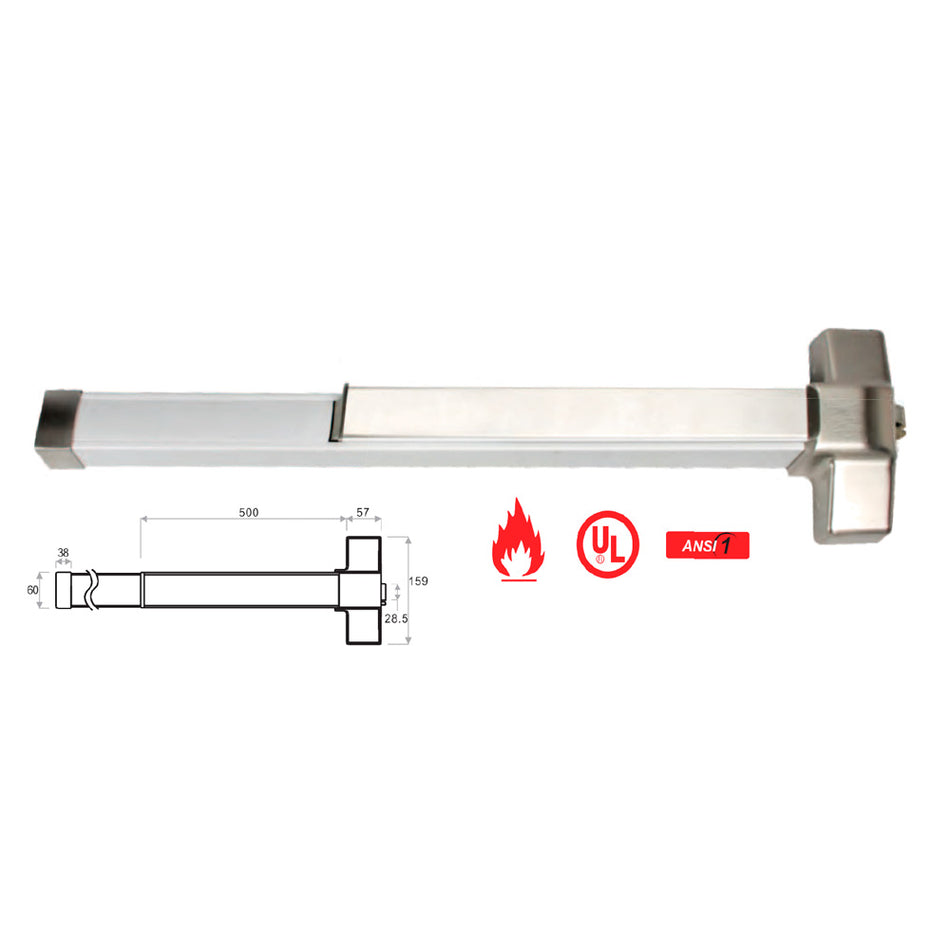 Series FDC 800 / FDC 810 Panic Exit Device – Reliable & Durable Emergency Door Hardware